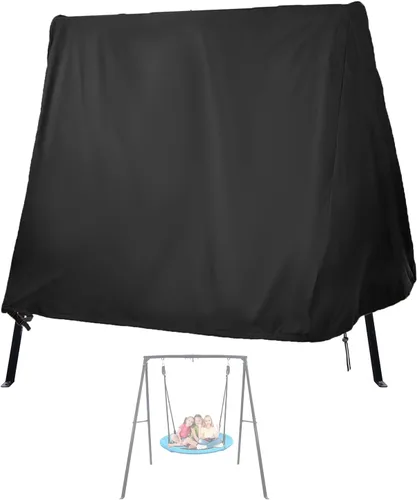 Vista 16 de Kasla Outdoor Swing Cover, Waterproof and Heavy-Duty Cover for Patio A Frame Swing Set & Porch Glider Hammock & Porch Swing Stand