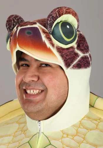 Vista 3 de Disfraz de Tortuga Marina Talla Plus para Adultos Multicolor