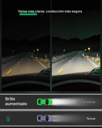 Vista 5 de Conjunto de faros delanteros LSAILON para Hyundai Sonata 2011-2014 Carcasa negra+92101-3Q000+luz alta: H1