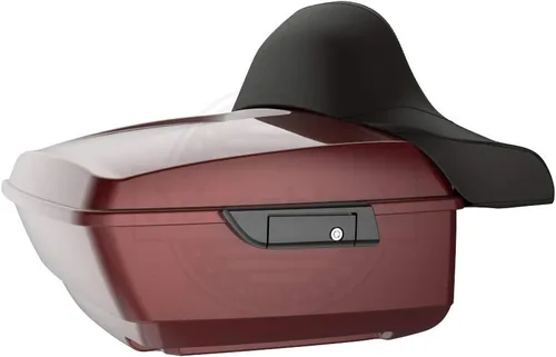 Vista 13 de Moto Onfire King Tour - Maletero con almohadilla de respaldo para Harley Touring 1997+ (Barracuda Silver)