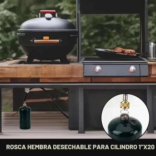 Vista 6 de onlyfire Manguera de extensión de propano de 5 pies para montaje de poste