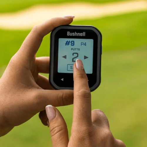 Vista 5 de Bushnell Golf Phantom 3 Slope GPS Handlheld (negro) Más de 38,000 campos, compensación de pendientes, información de peligro, calculadora