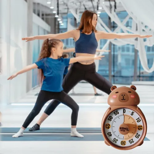 Vista 9 de Cute Visual Timer for Kids, Kids 60 Minute Countdown Timer for Teaching, Silent Time Management Tools for Home Classroom Office Kitchen, Desk Timer
