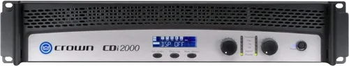 Vista 3 de Crown Amplificador de potencia CDi 1000 de dos canales, 500 vatios @ 4Ω, 70V/140V