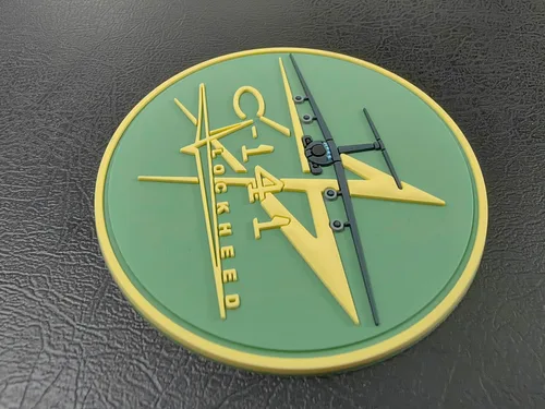 Vista 2 de Parche de PVC Lockheed Martin® C-141 Starlifter (Ashtray) - con gancho y bucle, licencia oficial, 3 pulgadas