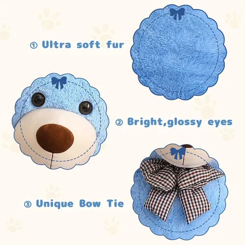Vista 4 de MaoGoLan Oso de Peluche Teddy Gigante, Animal de Peluche Grande de Tamaño Real, 5 Pies, Suave y Esponjoso Gran Regalo de Oso Teddy para Baby Shower