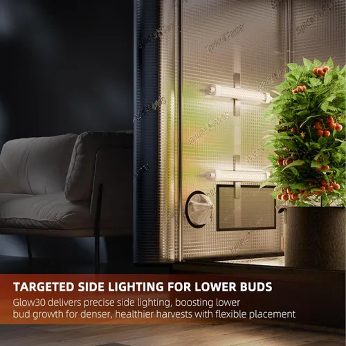 Vista 6 de Kits de luces de crecimiento LED Spider Farmer Glow30, lámpara de crecimiento integrada de espectro completo similar al sol, resistente al agua