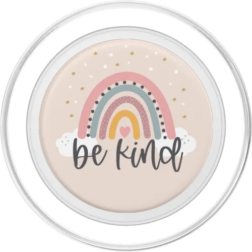 Vista 2 de Be Kind - Lindas citas positivas de arco iris, frases inspiradoras PopSockets MagSafe PopGrip para iPhone