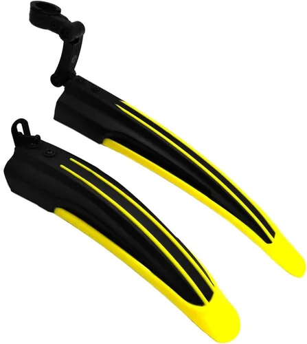 Vista 3 de Free-fly juego de guardabarros ajustables para bicicleta de montaña, bicicleta de ruta, llanta de ciclismo, guardabarros delanteros/traseros