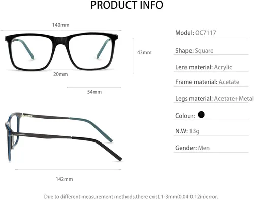 Vista 6 de OCCI CHIARI - Gafas de metal para hombre