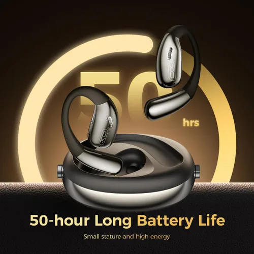 Vista 6 de Auriculares de oreja abierta, auriculares Bluetooth de 50 horas de reproducción con micrófono con cancelación de ruido, auriculares inalámbricos