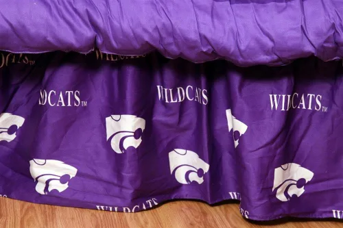 Vista 30 de College Covers Everything Comfy Nebraska Cornhuskers - Falda de cama con volantes, tamaño individual