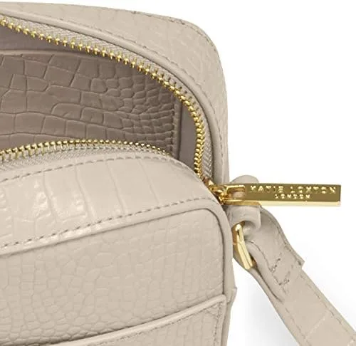 Vista 3 de KATIE LOXTON Correa ajustable de piel sintética de cocodrilo vegana con cierre completo