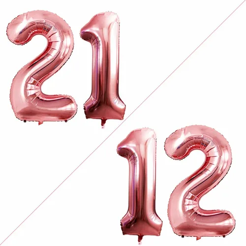 Vista 170 de Goer, conjunto de globos de papel aluminio para decoraciones de cumpleaños, globos de las letras de feliz cumpleaños y de números Oro