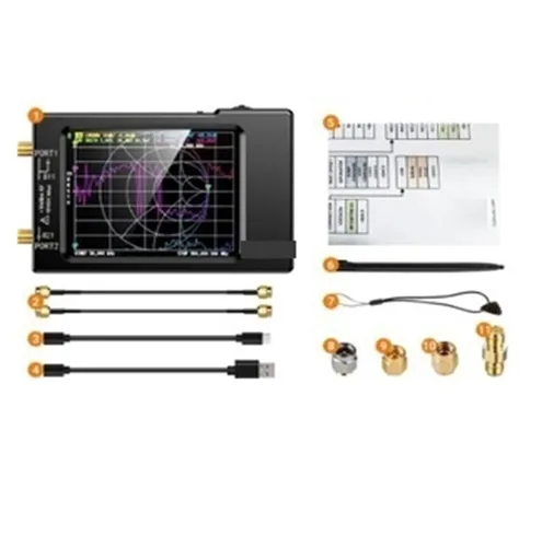 Vista 6 de Network Analyzer, Vector Network Antenna Analyzer VNA-H 10KHz–1.5GHz