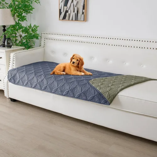 Vista 17 de Manta impermeable para perro, 30 x 30 pulgadas, fundas de sofá para mascotas pequeñas para sofá, silla, cama, protector de muebles de perros