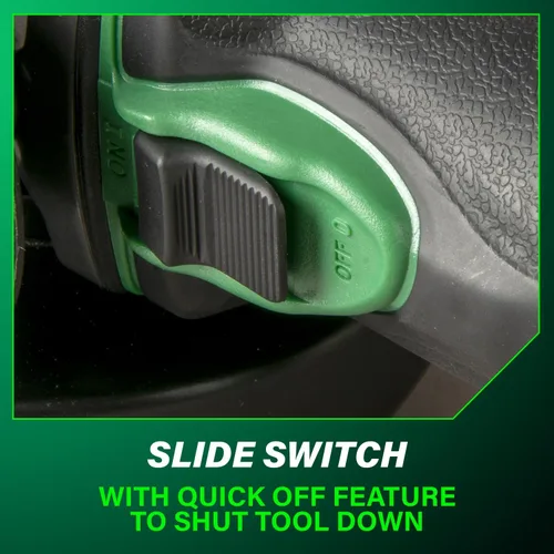 Vista 7 de Metabo HPT Kit de amoladora angular de potencia con interruptor deslizante multivoltios de 18 V, herramienta eléctrica de motor de alto par