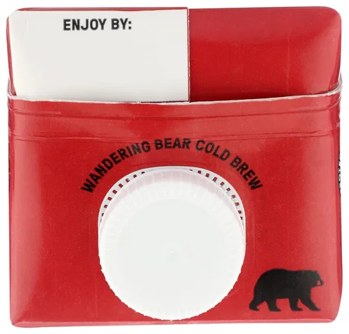 Vista 4 de Wandering Bear Café frío orgánico Mocha de 32 onzas líquidas, 1 paquete, extra fuerte, suave, sin azúcar, estable en el estante y listo para beber