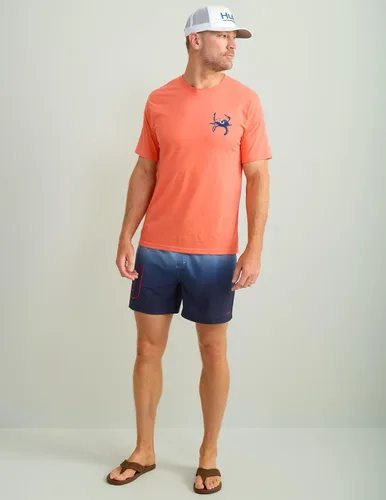 Vista 25 de HUK Mens Fishing Graphic Tee, Performance Short Sleeve, Quick-Dry Bass Bones - Búho nocturno