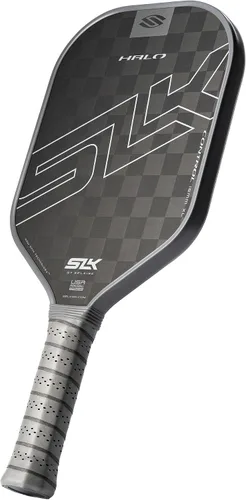 Vista 22 de Selkirk Sport SLK Halo Paleta de Pickleball de Fibra de Carbono Cruda Diseñada en los Estados Unidos Elige la potencia de fibra de carbono cruda