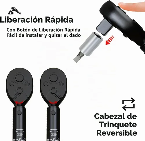 Vista 6 de Juego de llaves dinamométricas para bicicleta, 2-20 Nm