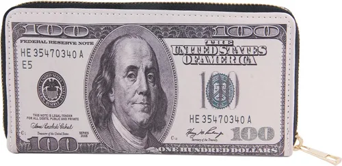 Vista 6 de LUI SUI - Billetera de cuero con billete billete para hombre para tarjetas de crédito