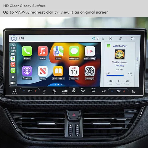Vista 4 de Protector de pantalla de vidrio templado para Ford Escape (2023/2024/2025) ST-Line Select/Platinum/ST-Line Elite Accesorios de pantalla táctil