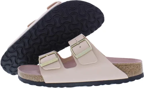 Vista 76 de Birkenstock Sandalias unisex Arizona con plantilla suave para adultos Negro (black Oiled Leather)