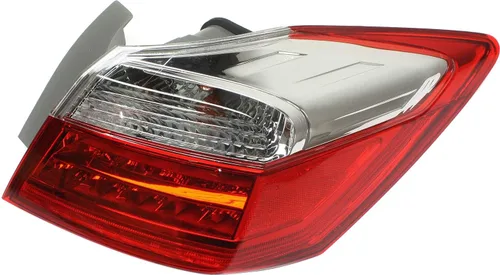 Vista 3 de Evan Fischer Conjunto de luz trasera compatible con Honda Accord Outer EX-L/Touring modelos Sedan lado del pasajero 2013-2015
