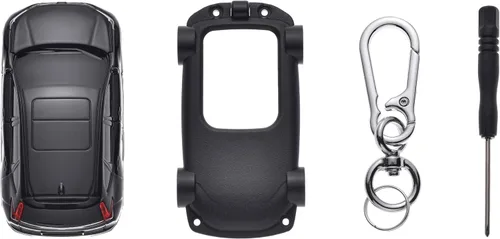 Vista 7 de para Funda de Llavero Honda - Estuche de llavero compatible con Honda Accord Civic CRV Pilot Odyssey Passport Llave Remota Inteligente - Negro