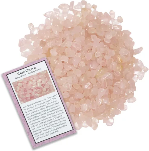 Vista 9 de Fantasia Materiales: 1 lb piedras con chip de Amazonita con tarjeta de identificación de Brasil