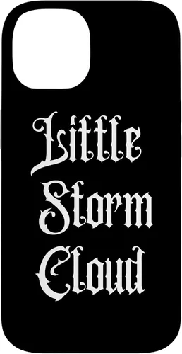 Vista 4 de Funda para iPhone 16 Little Storm Cloud, MIÉRCOLES DARK FAMILY GOTHIC HUMOR