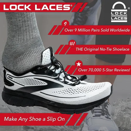 Vista 5 de Lock Laces (agujetas de zapatos de elástico para no atar)