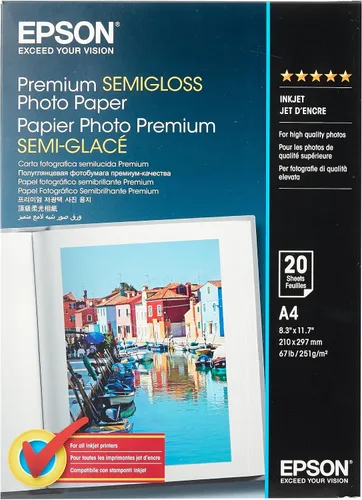 Vista 8 de Epson C13S042155 Premium - Papel fotográfico brillante - Papel fotográfico brillante - A4 (8.268 x 11.693 in) - 15 hojas