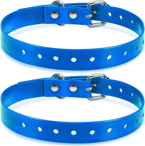 Vista 8 de Correa de repuesto de nailon transpirable ultra cómoda para collar de entrenamiento de perros, ajustable y resistente al agua, compatible