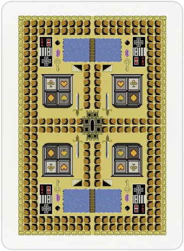 Vista 5 de Naipes Gold Legacy de 8 bits