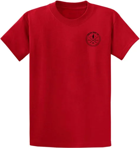 Vista 63 de Koloa Surf - Camisetas de algodón pesado para hombre, tallas grandes y altas Azul acuático/negro buscando diseño de ondas