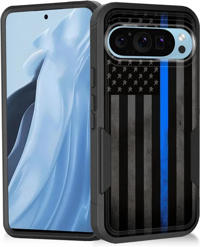Vista 90 de Funda para Pixel 11 Pro XL, resistente de doble capa híbrida de policarbonato duro de goma suave a prueba de golpes para Google Pixel 11 Pro XL 6.8