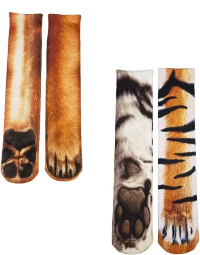 Vista 2 de SLOUFIOL Calcetines divertidos para hombre y mujer