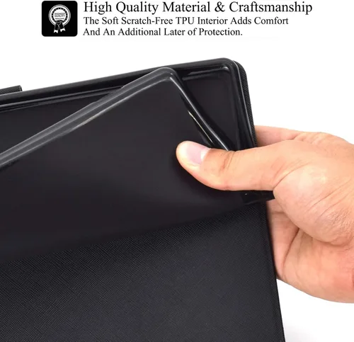 Vista 7 de Funda para Kindle Paperwhite, ranuras para tarjetas ligeras y delgadas con funda de encendido y apagado automático para Amazon Kindle Paperwhite