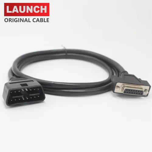 Vista 7 de LAUNCH Cable principal original para LAUNCH CRP123, CRP129, Creader VII+, Creader VIII OBD2 OBD-II, cable de reemplazo para escáner de diagnóstico