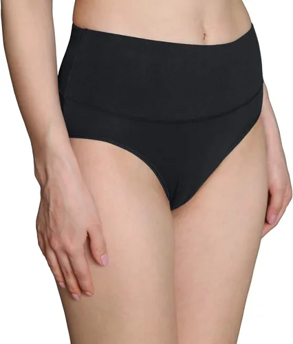 Vista 2 de INNERSY - Ropa interior de algodón para mujer de talle alto para posparto paquete múltiple