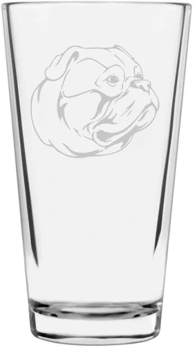 Vista 256 de Podenco Canario - Vaso de pinta de 16 onzas con temática de perro personalizado