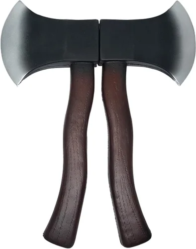 Vista 4 de Dzrige Hacha de Halloween Prop PU Foam Axe divertido hacha de hacha de juguete conjunto para fiesta de disfraces de Halloween
