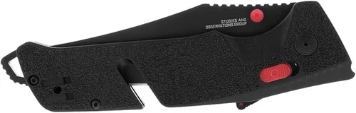 Vista 5 de SOG Trident at Ambidextrous Professional Tanto - Cuchillos plegables Hoja de acero inoxidable CRYO D2 tratada térmicamente de 3.75 pulgadas