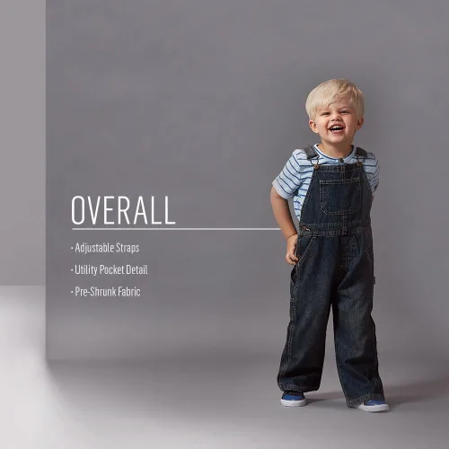 Vista 5 de Wrangler Authentics Total de mezclilla clásica para niños, Oro