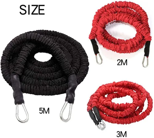 Vista 7 de YNXing Dynamic Resistance Trainer Acceleration Speed Elastic Cord for Resistance Training to Improve Strength, Power, and Agility