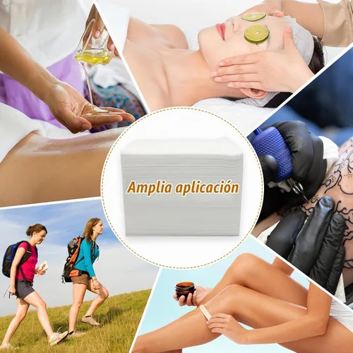 Vista 6 de 100 sábanas de mesa de masaje, sábanas desechables para mesa de masaje, fundas de cama de spa para esteticista, tatuaje, depilación, cama