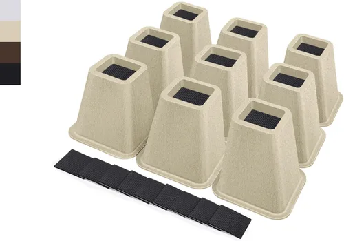 Vista 37 de ANNKUT Elevadores de cama resistentes de 6 pulgadas, elevadores de muebles para escritorio, silla, mesa o sofá, elevadores de sofá, soporta hasta