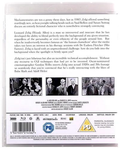 Vista 2 de Zelig Blu-ray